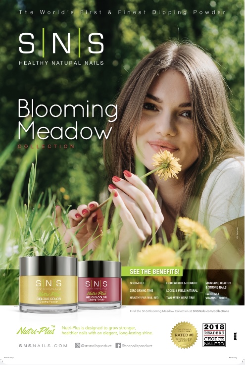 Blooming Meadow collection dip powder