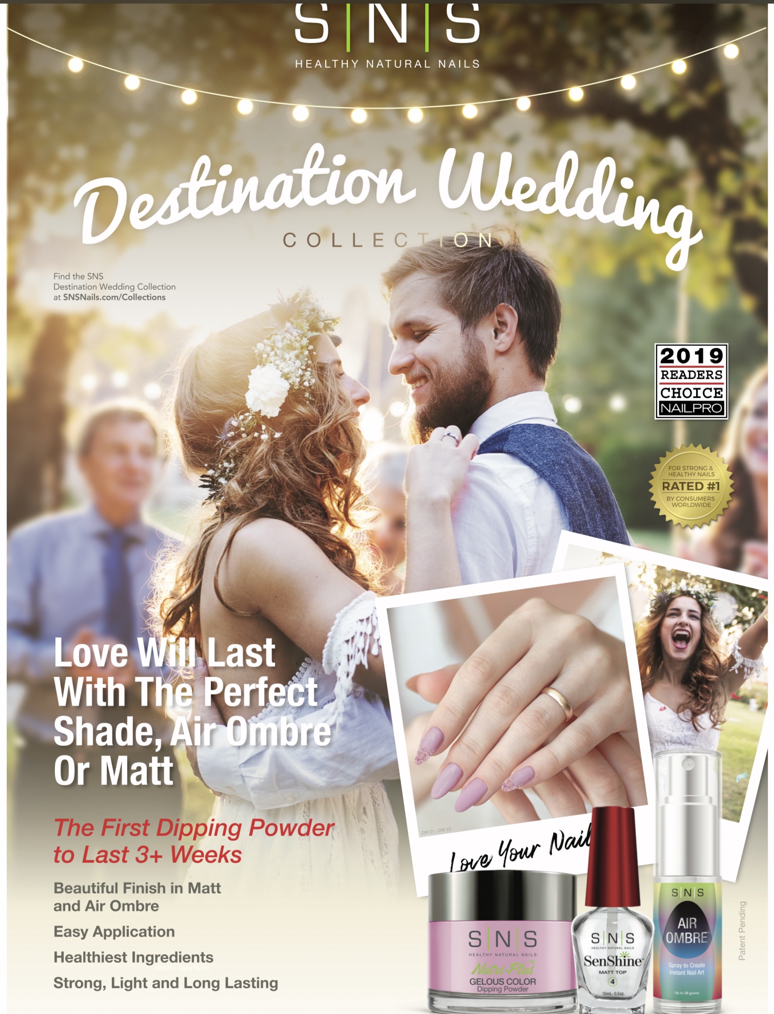 SNS Destination Wedding Collections Dipping Powder