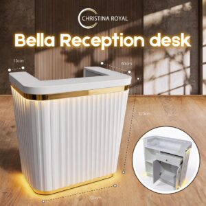 Royal Marble Reception Desk 1m