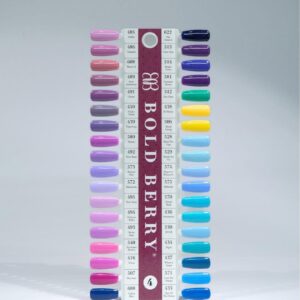 Complete bold berry gel chart 4 of 36 colour 15ml - HCJ Nails Supply