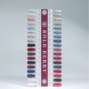 Complete bold berry gel chart 12 of 36 colour 15ml