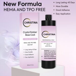 Crystal Rubber Base Coat free Hema & TPo