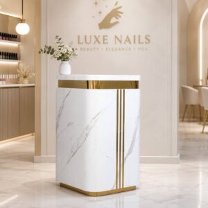 Royal Marble Reception Desk 60cm