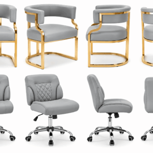 Set Luna Guest Chair N02- Staff Chair CN02- Grey