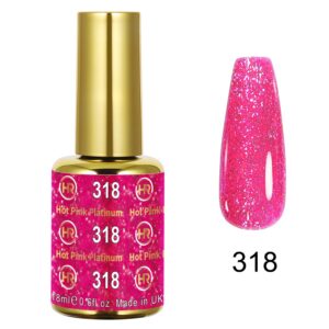 318 Hot Pink Platinum HR Gel 18ml