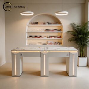 Bella Double Nail Table 180 cm